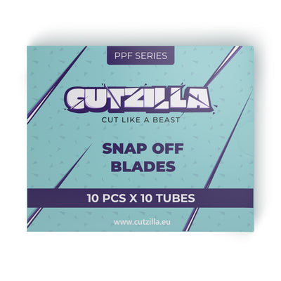 CUTZILLA 9mm 30° Snap off blades - Black TeckWrap Europe