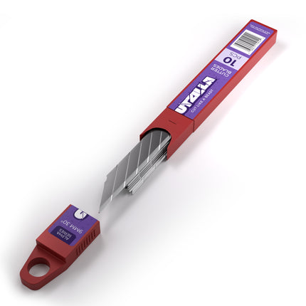 CUTZILLA 9mm 30° Snap off blades - Silver